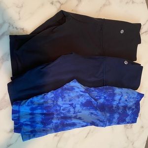 NWOT 3 Lululemon Super High Rise 10” Align Shorts